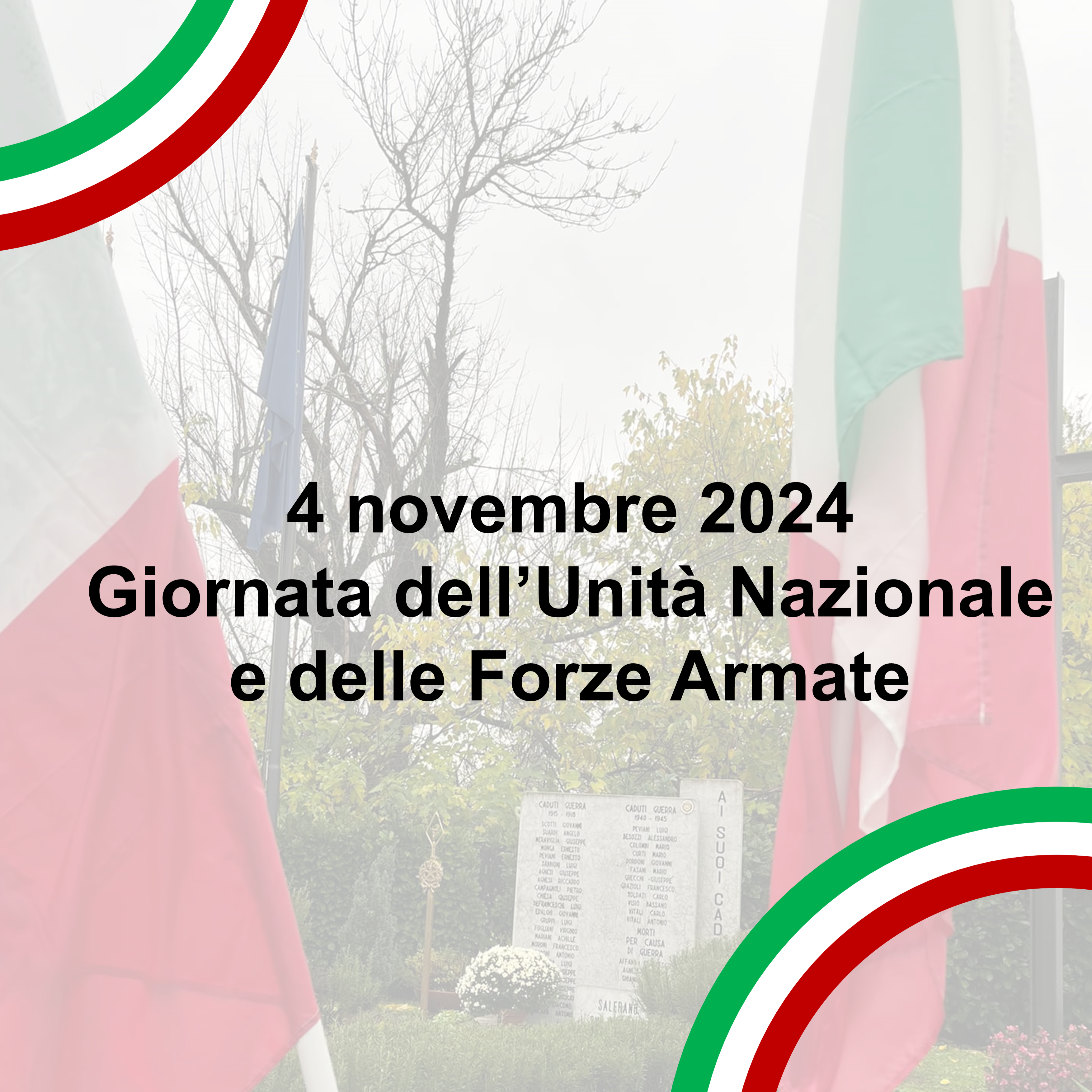 Giornata dell’Unità Nazionale e delle Forze Armate 2024