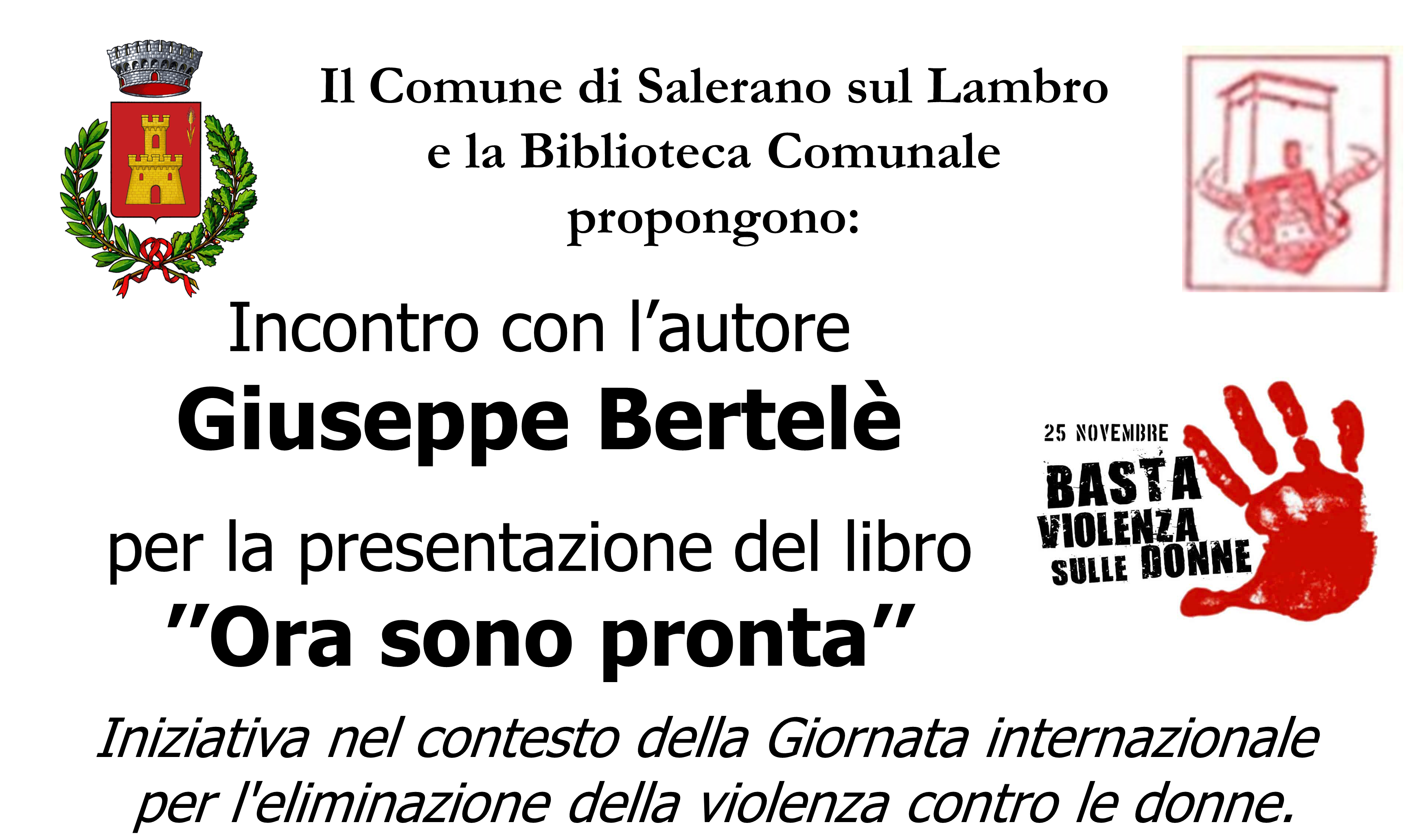 Serata pubblica contro la violenza sulle donne